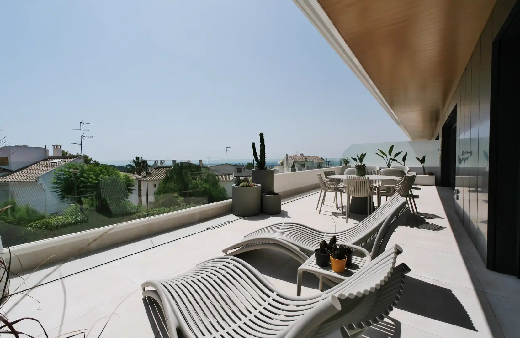 Terraza de Apartamento de alquiler en Sagunto / Sagunt con Aire acondicionado, Calefacción y Terraza