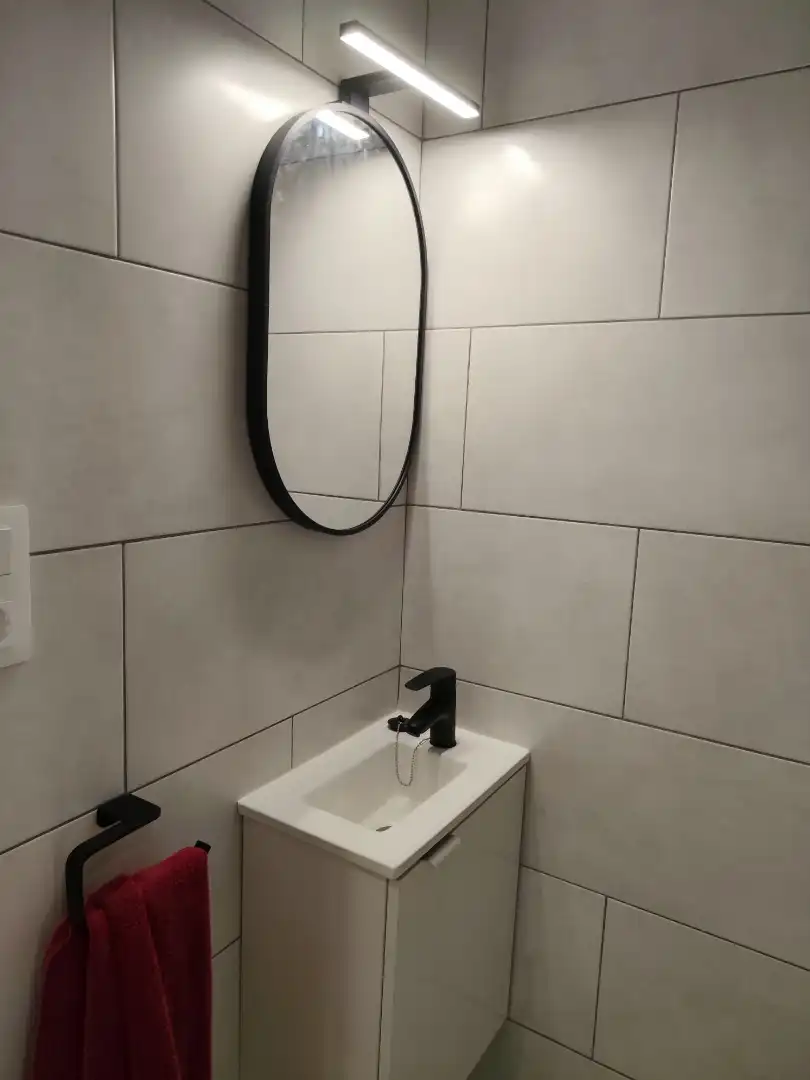Bathroom of Flat for rent in Tarragona  with Air Conditioner, Furnished and Oven