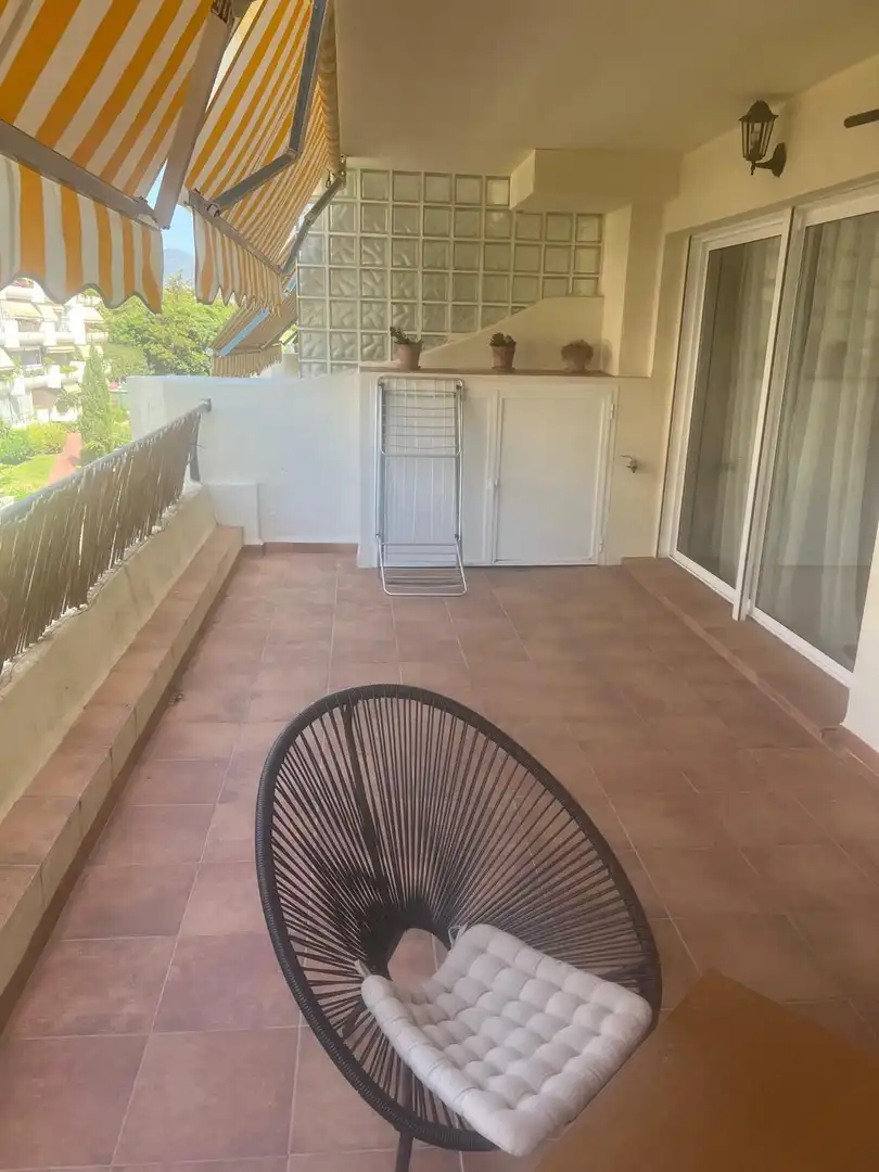 Terraza de Apartamento de alquiler en Marbella con Aire acondicionado, Terraza y Trastero