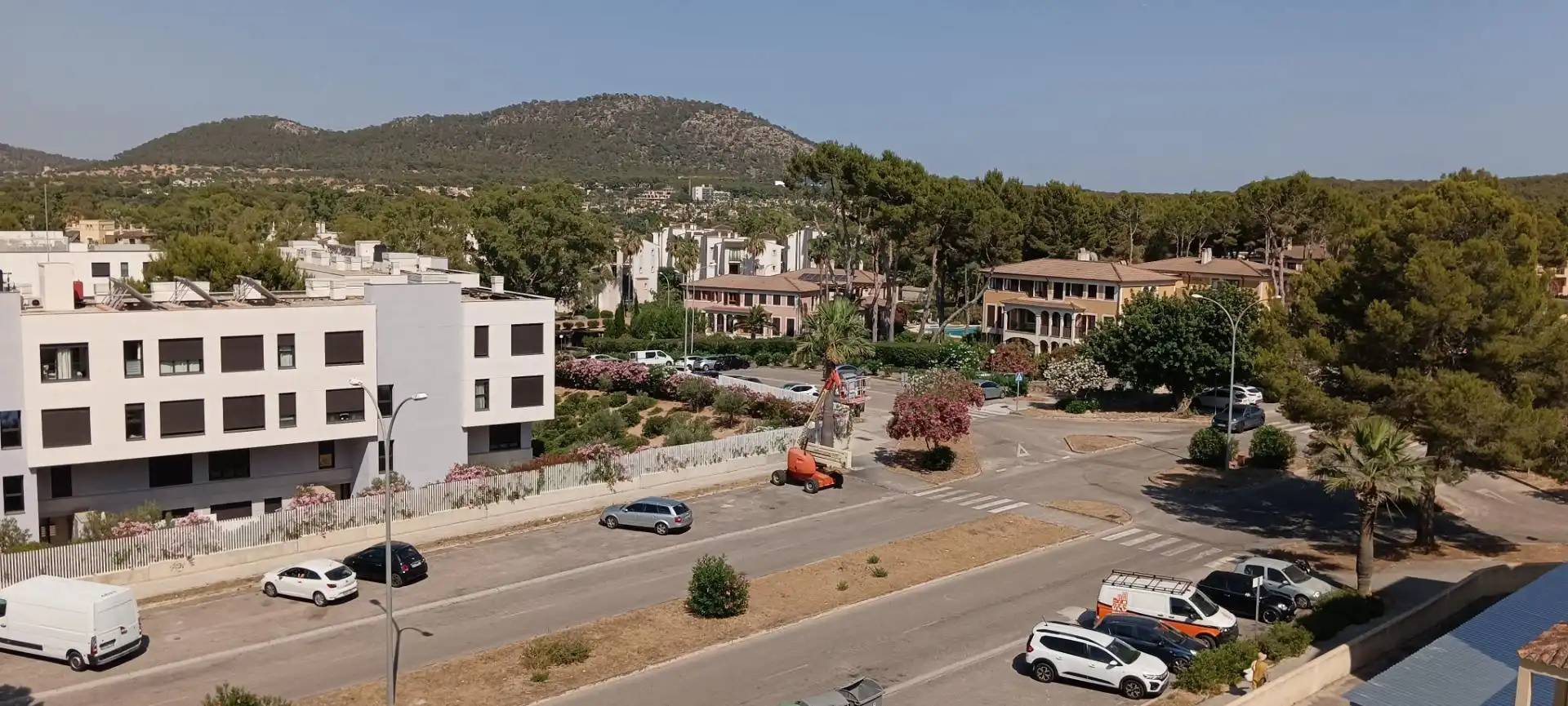 Vista exterior de Pis de lloguer en Calvià amb Terrassa, Moblat i Alarma