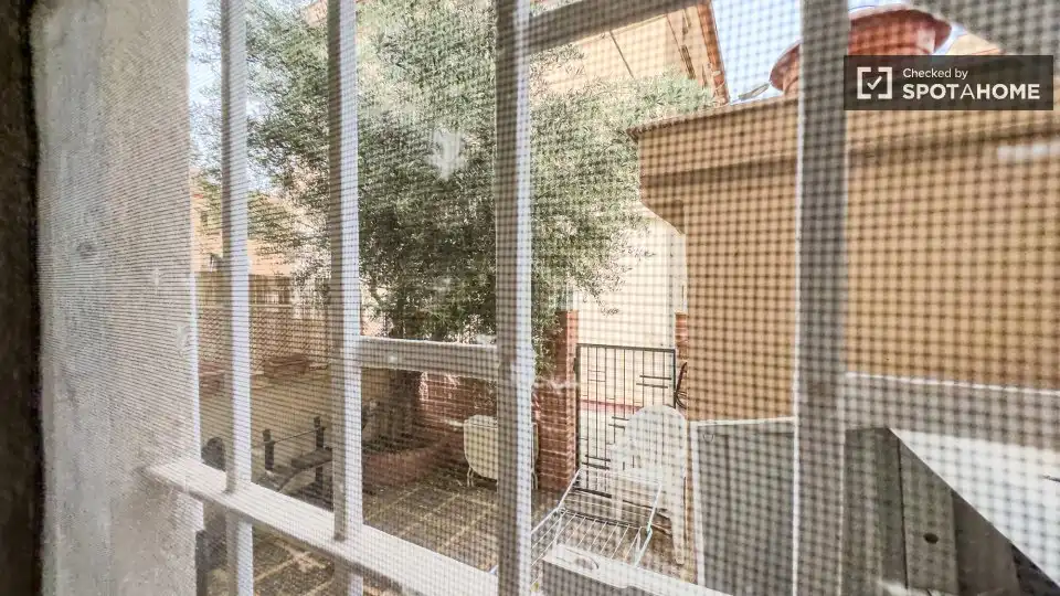 Balcony of Flat for rent in Barcelona  with Air Conditioner, Heating and Furnished