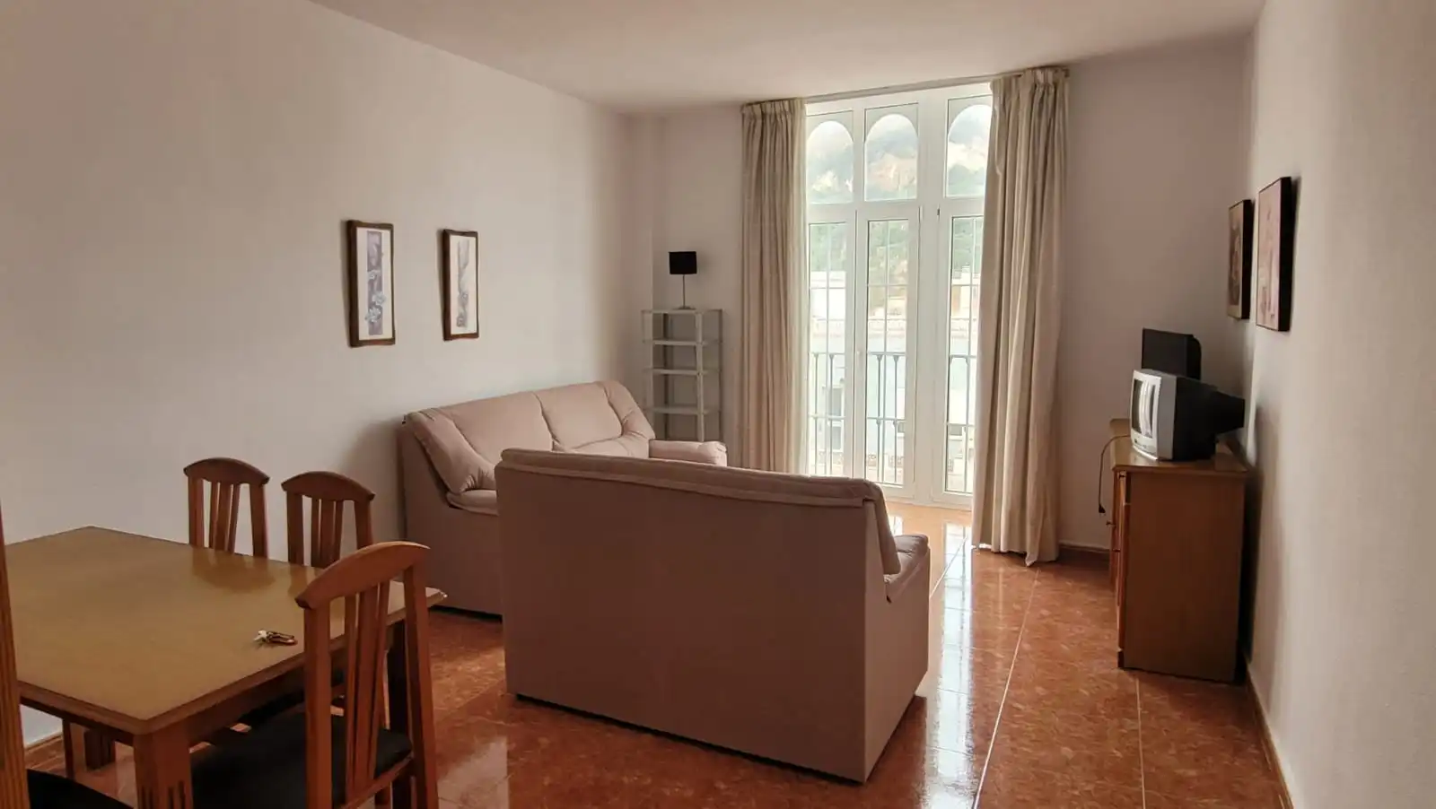 Living room of Flat for rent in Cartagena  with Air Conditioner, Furnished and Oven