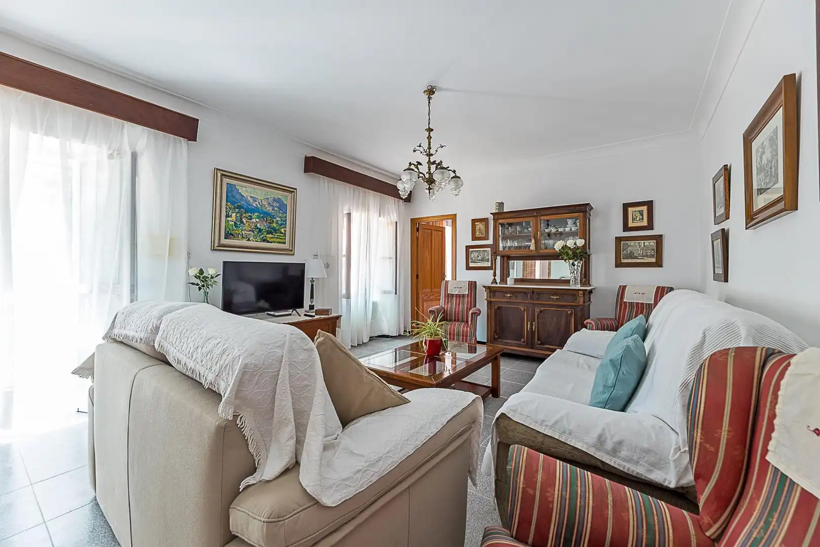 Sala de estar de Casa o chalet en venta en  Palma de Mallorca con Aire acondicionado, Jardín privado y Terraza