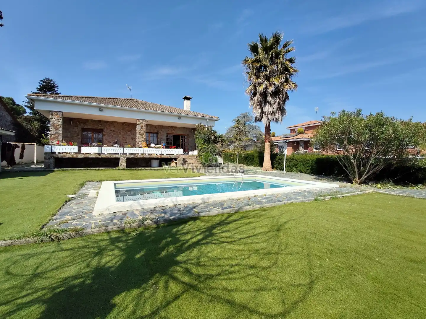 Garden of Houses for sale in Sant Quirze del Vallès  with Heating, Private garden and Swimming Pool