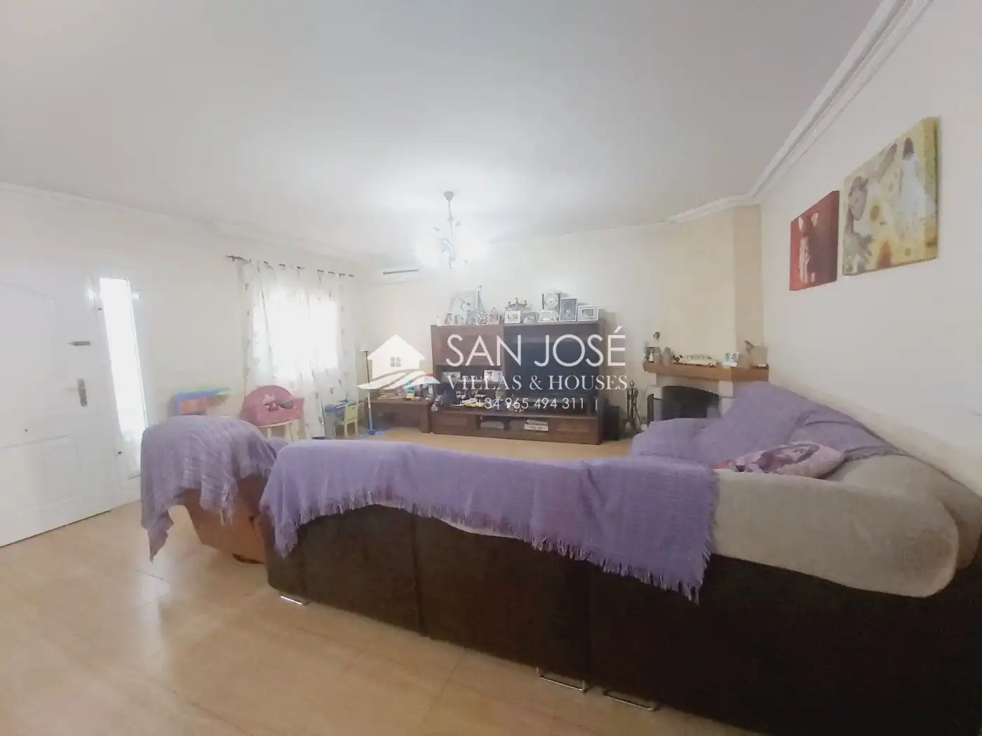 Sala de estar de Casa o chalet en venta en Hondón de los Frailes con Calefacción, Terraza y Trastero