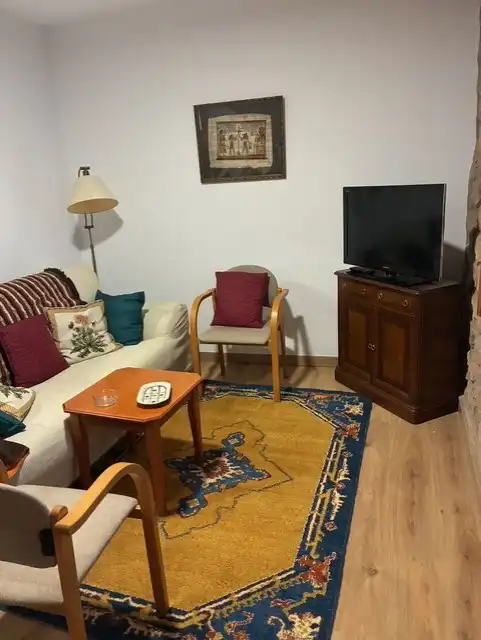 Sala de estar de Finca rústica de alquiler en Cabezón de la Sal con Trastero, Amueblado y Horno