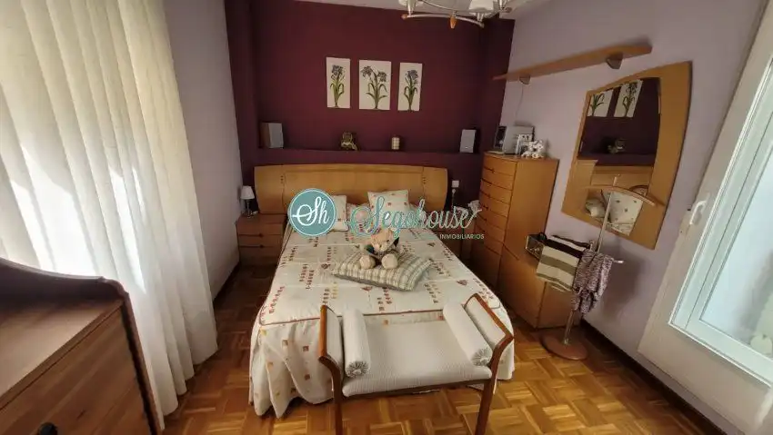 Bedroom of Flat for sale in Segovia  with Heating, Parquet flooring and Terrace