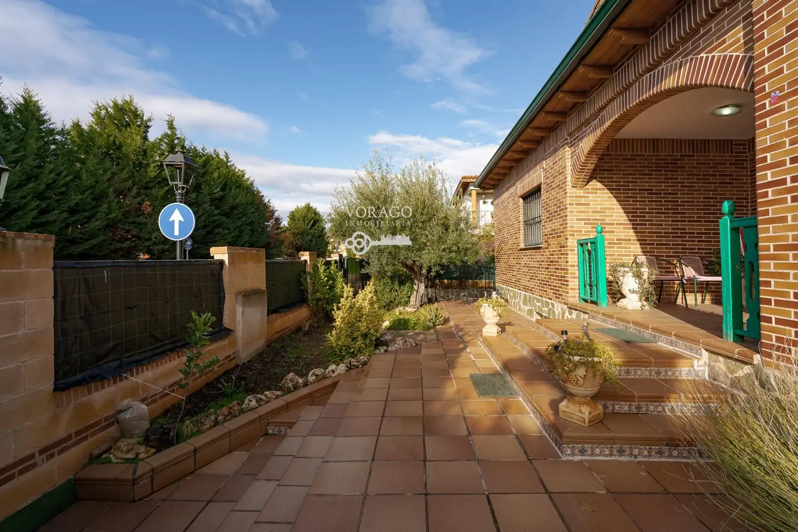 Garden of Houses for sale in Villanueva de la Torre  with Heating, Private garden and Terrace
