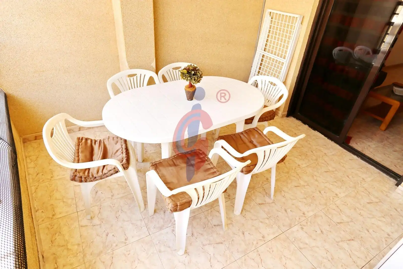 Terrasse von Wohnungen zur Miete in Guardamar del Segura mit Klimaanlage, Heizung und Terrasse