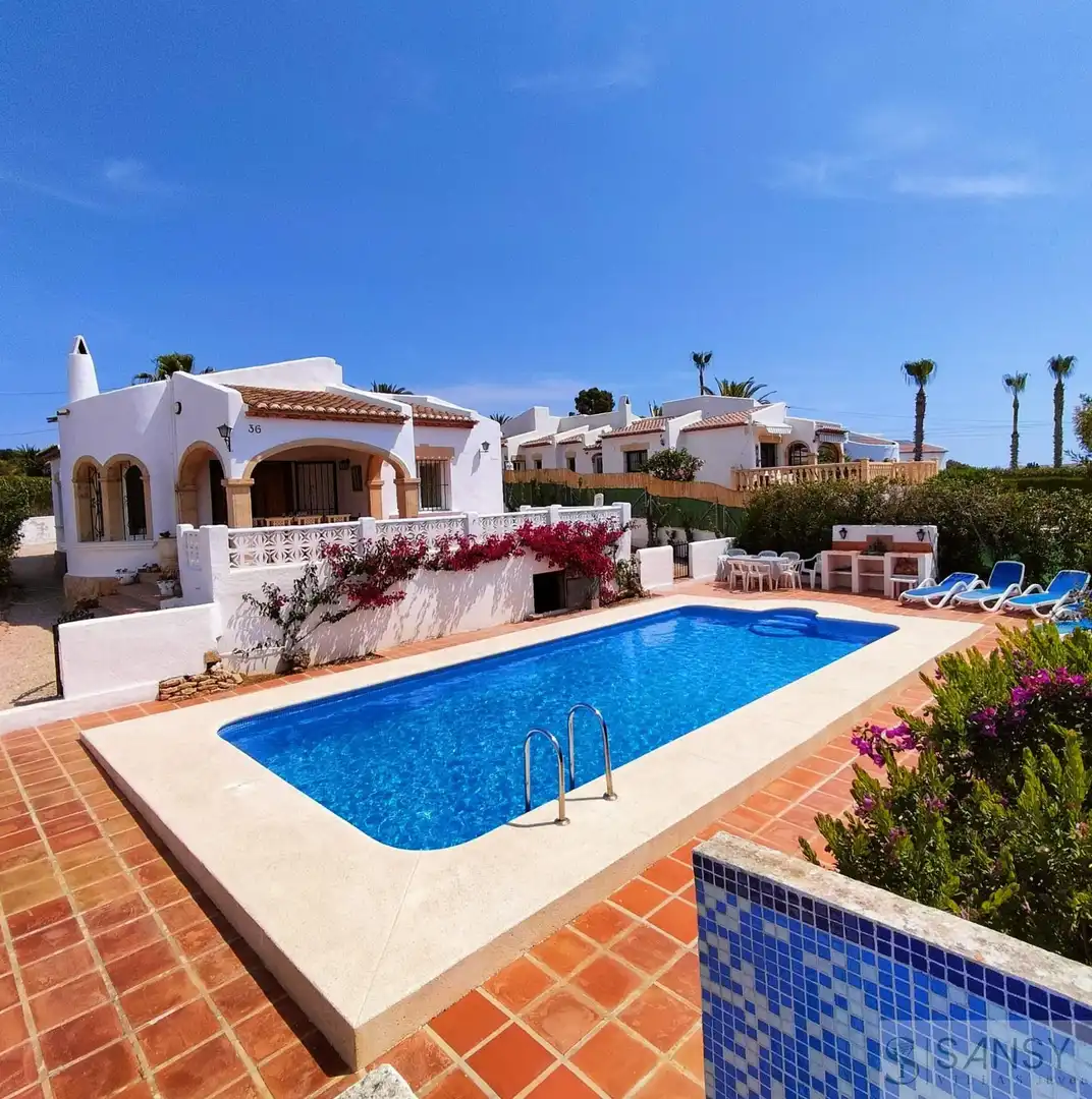 Jardín de Casa o chalet de alquiler en Jávea / Xàbia con Aire acondicionado, Calefacción y Piscina