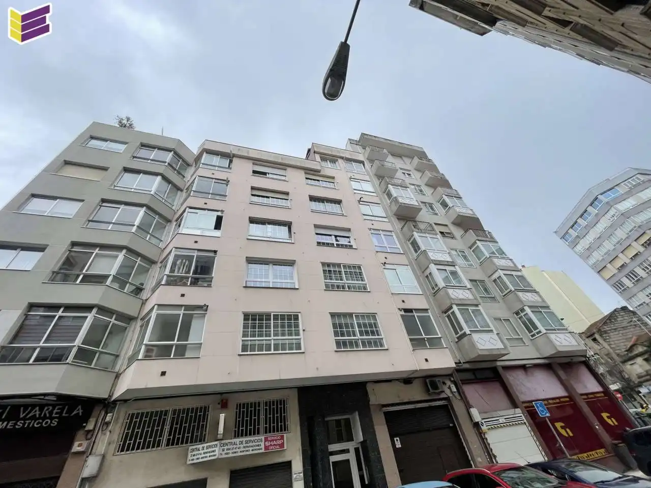 Exterior view of Flat for sale in Vigo   with Heating, Parquet flooring and Terrace