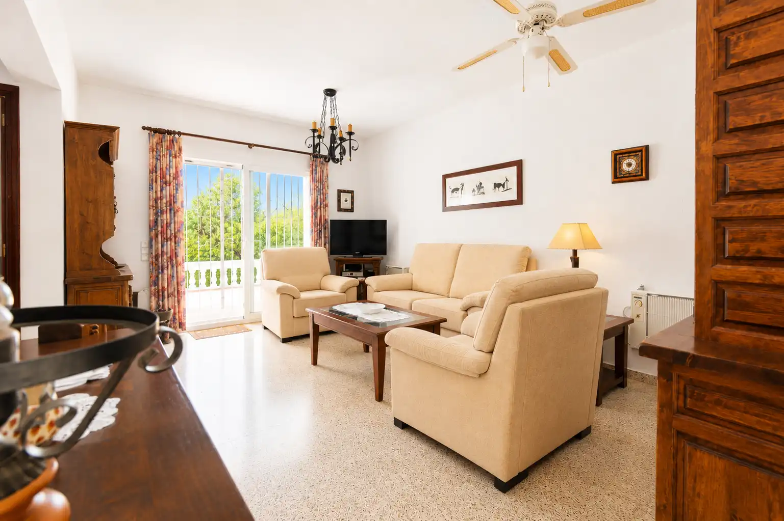 Sala de estar de Casa o chalet en venta en La Nucia con Amueblado