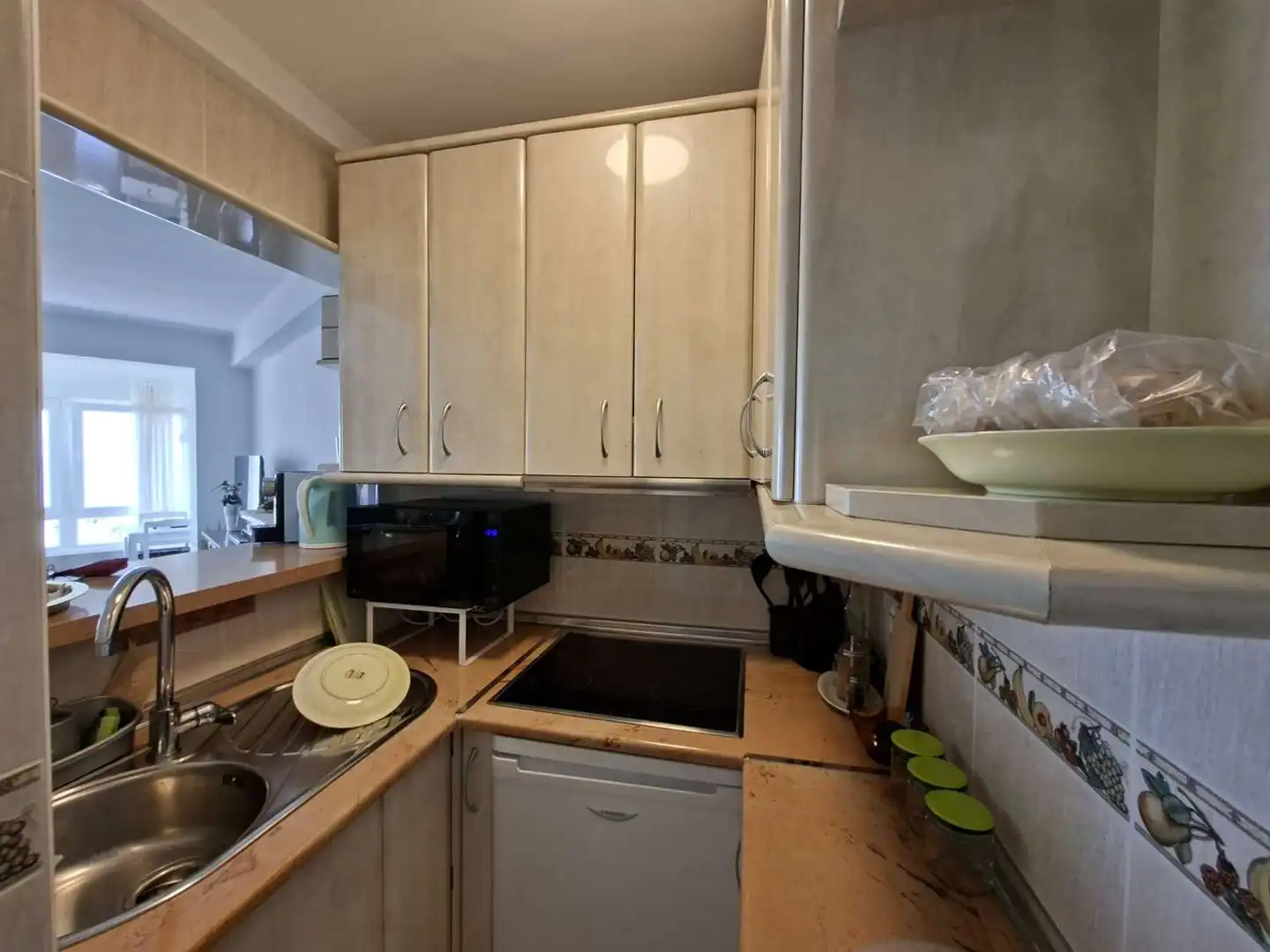 Kitchen of Study for rent in Algarrobo  with Air Conditioner, Swimming Pool and Furnished