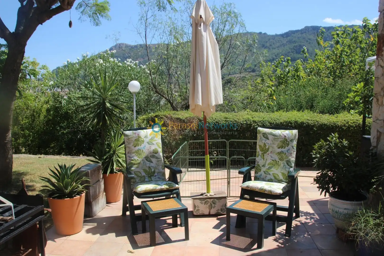 Terraza de Casa o chalet en venta en Llocnou de Sant Jeroni con Jardín privado, Terraza y Trastero