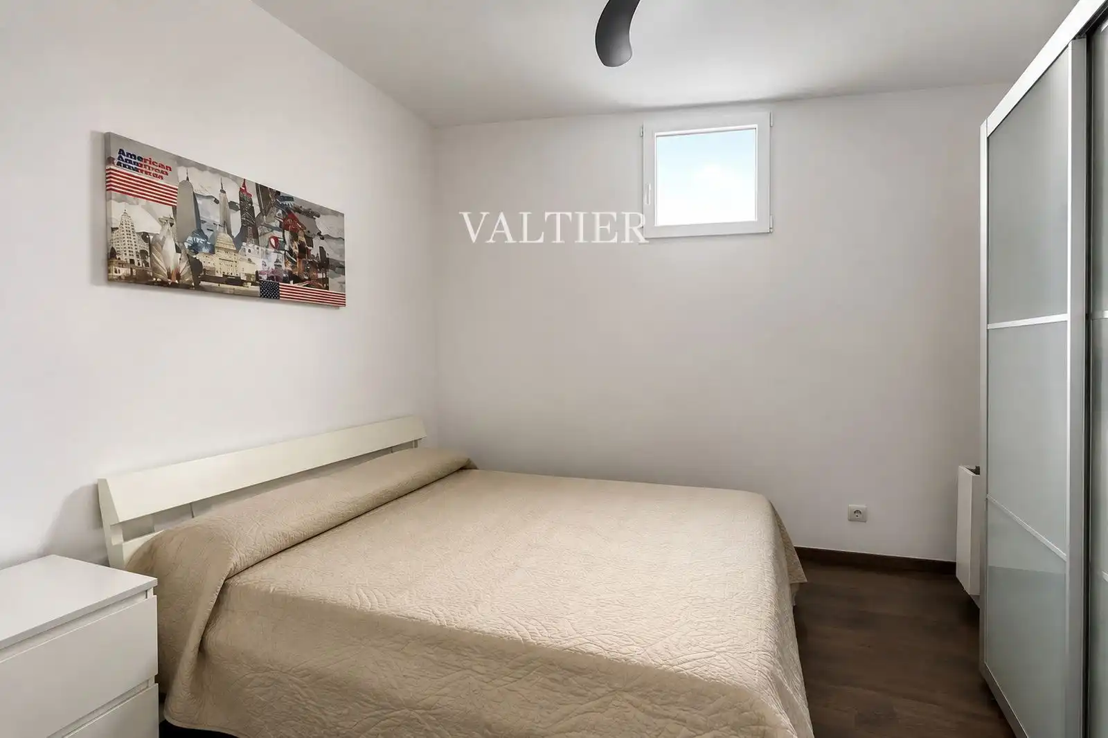 Schlafzimmer von Wohnung zur Miete in Madrid mit Klimaanlage und Möbliert