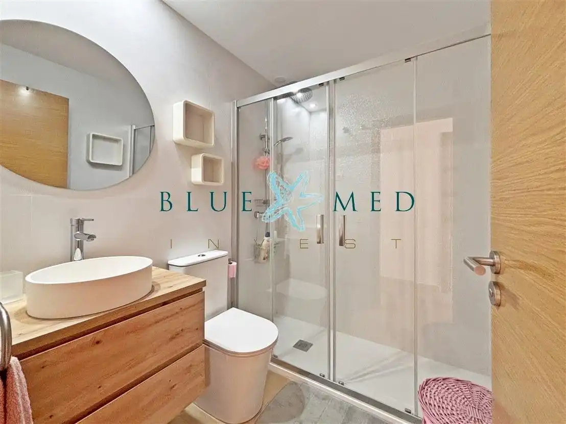 Baño de Apartamento en venta en Alhama de Murcia con Aire acondicionado, Jardín privado y Terraza