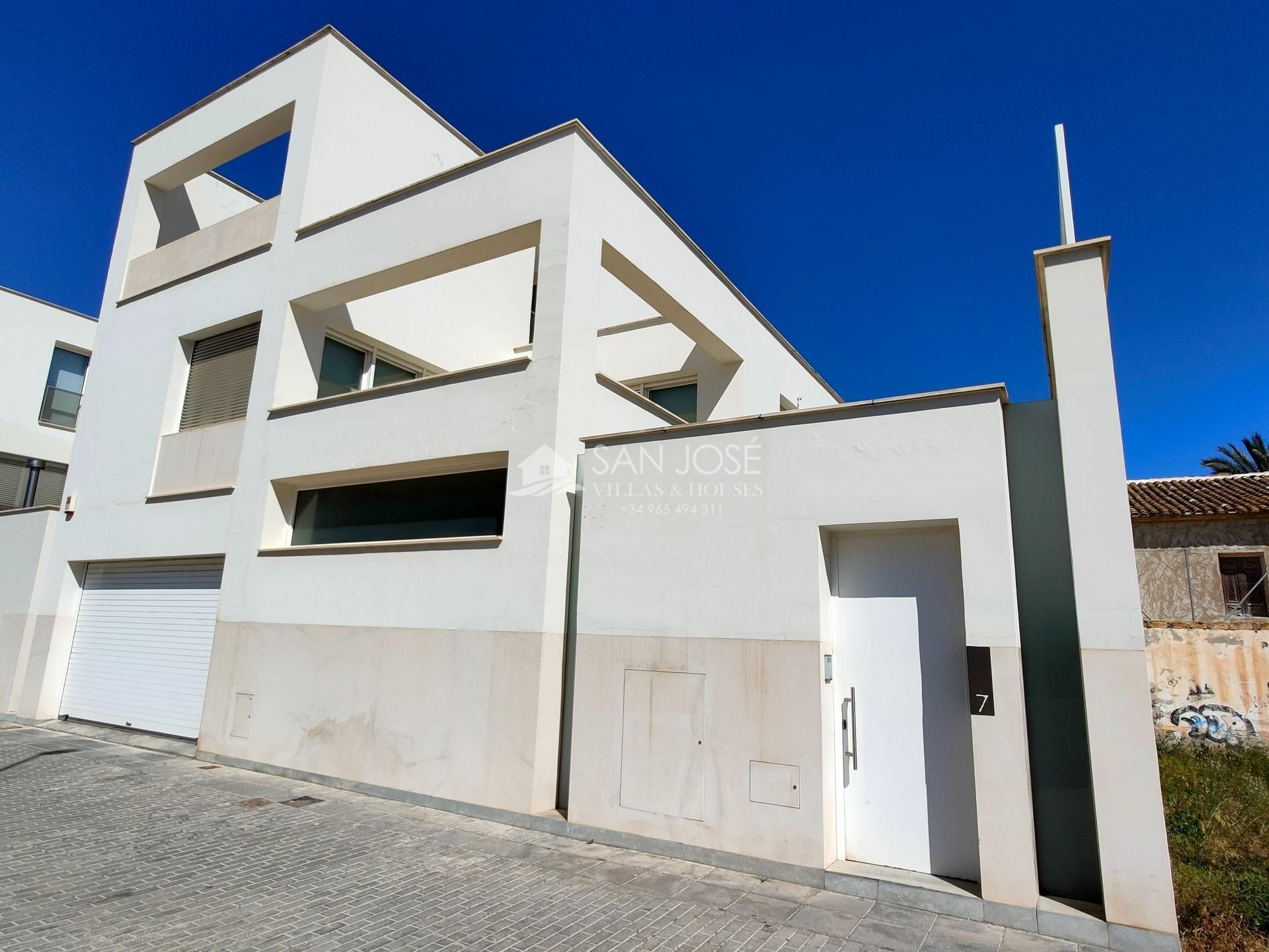 Vista exterior de Casa o xalet en venda en Aspe amb Aire condicionat, Calefacció i Jardí privat