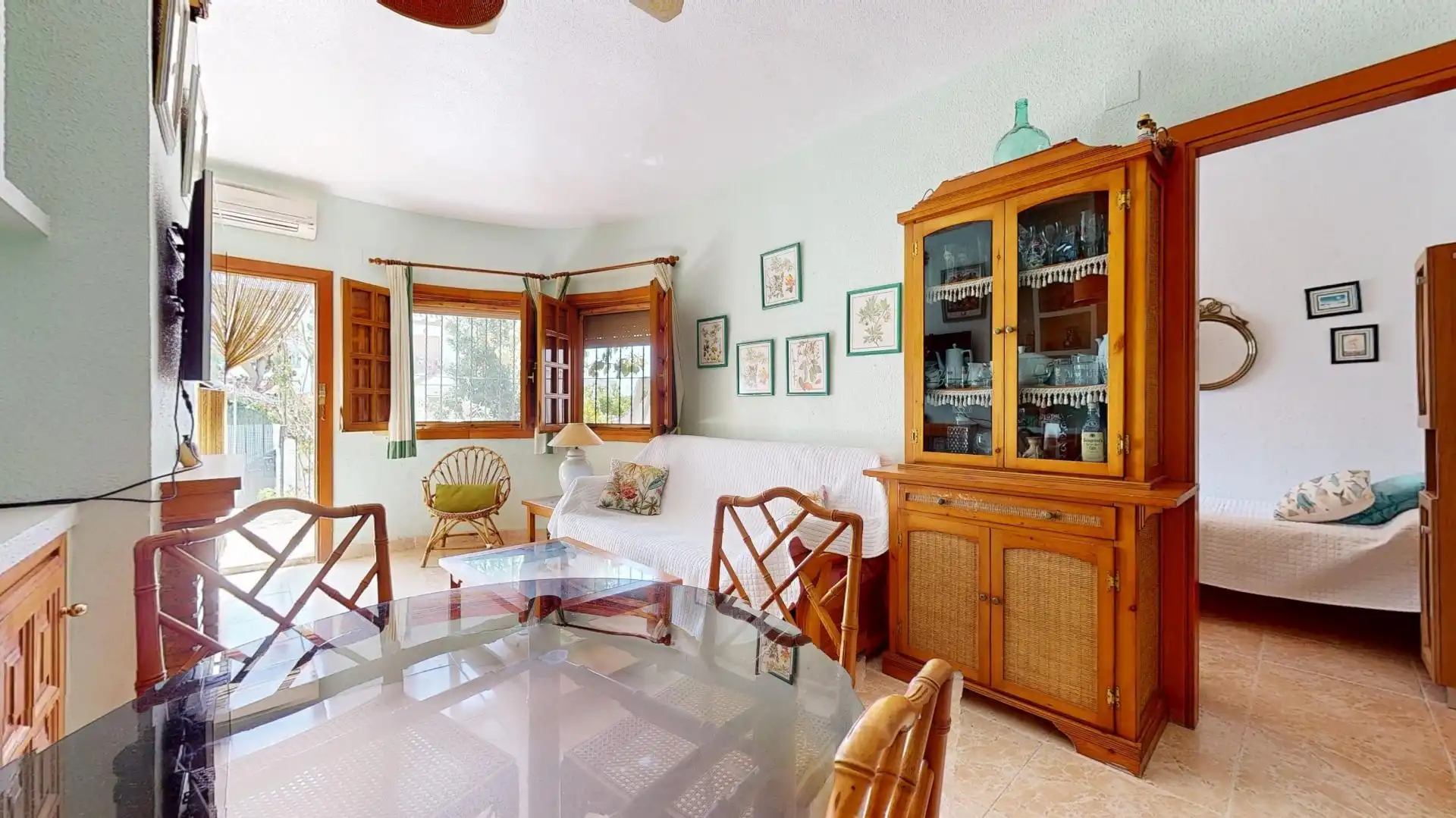 Comedor de Casa adosada en venta en Pilar de la Horadada con Terraza, Amueblado y Balcón