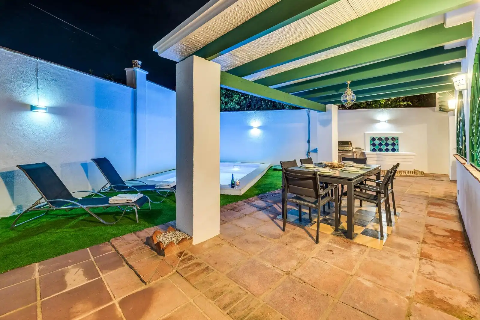 Jardín de Casa o chalet en venta en Marbella con Aire acondicionado, Calefacción y Jardín privado