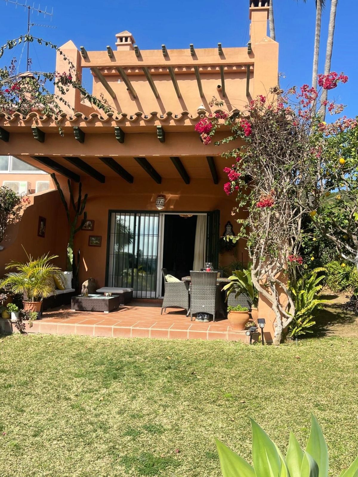 Garden of Single-family semi-detached for sale in Mijas  with Heating, Terrace and Swimming Pool