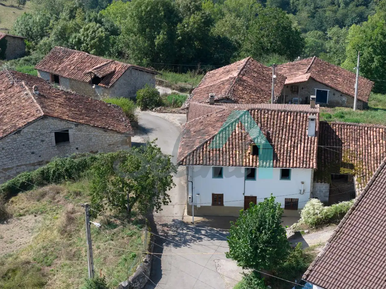 Vista exterior de Casa adosada en venta en Amieva con Jardín privado y Terraza