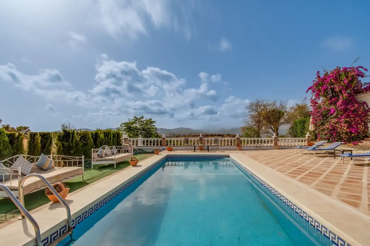 Swimming pool of Houses for sale in Mijas  with Private garden, Terrace and Swimming Pool