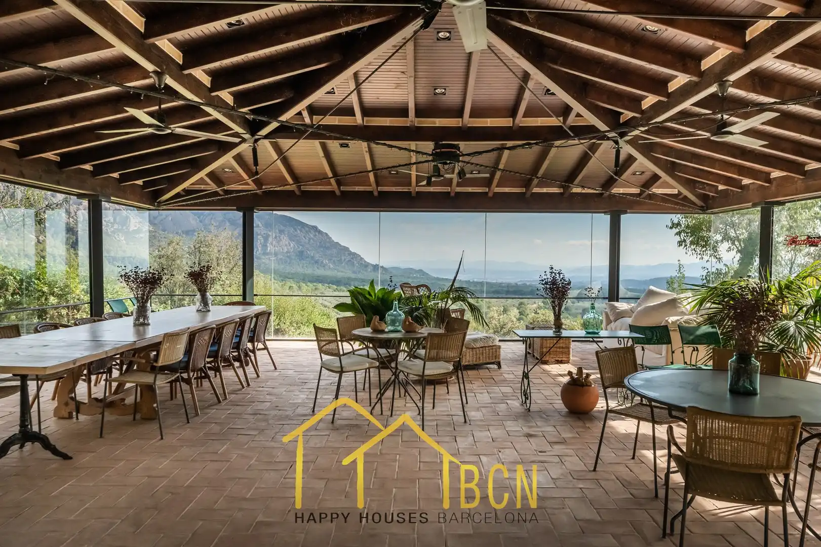 Terraza de Casa o chalet de alquiler en El Bruc con Aire acondicionado, Calefacción y Jardín privado