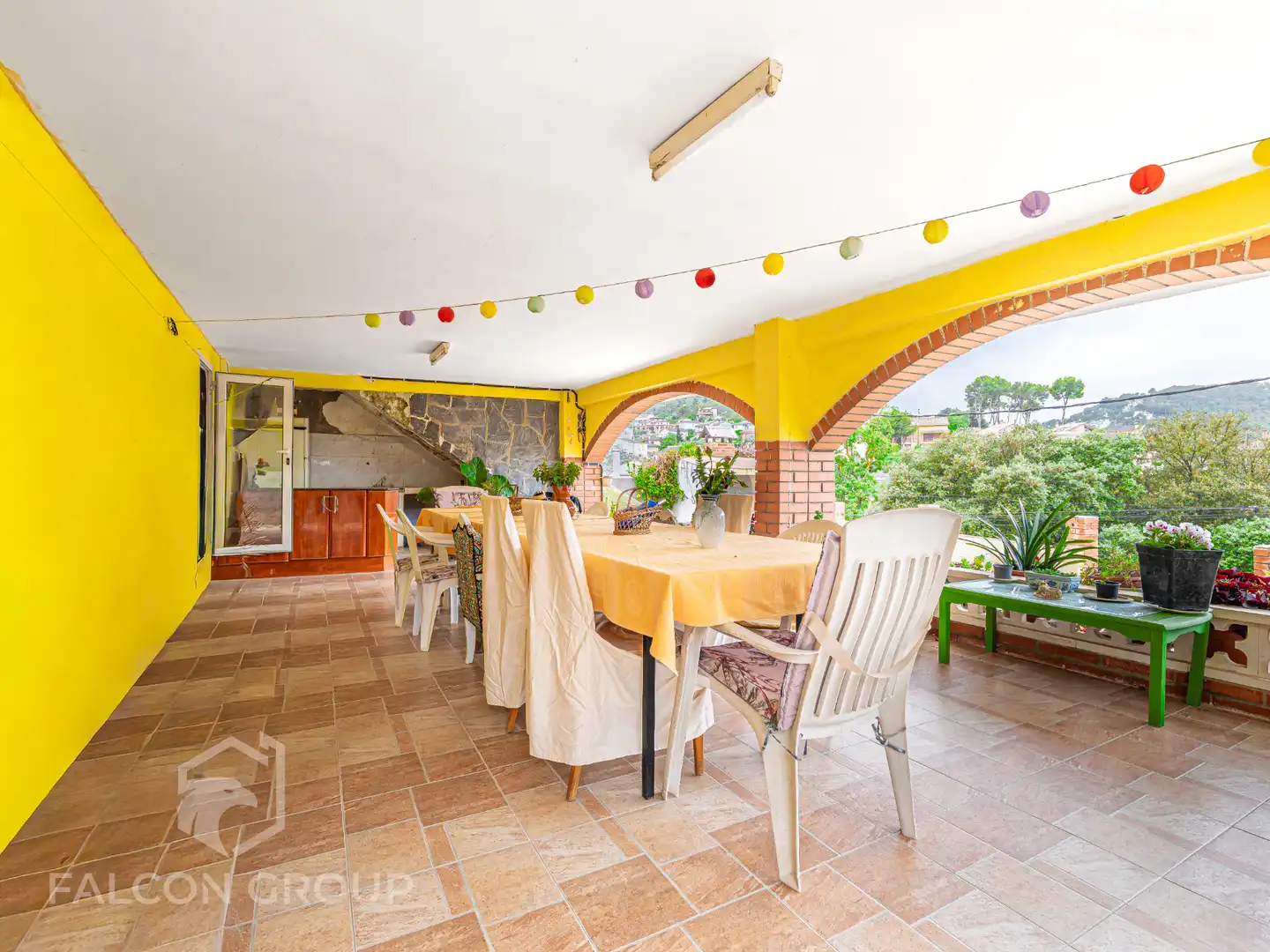 Terraza de Casa o chalet en venta en Canyelles con Jardín privado, Terraza y Piscina