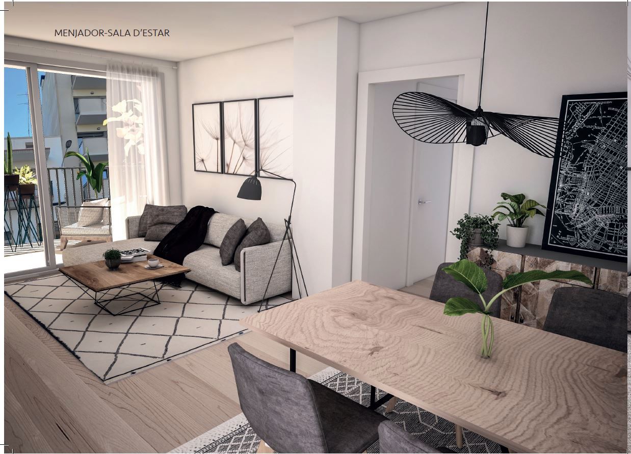 Living room of Flat for sale in Vilafranca del Penedès  with Air Conditioner, Heating and Parquet flooring