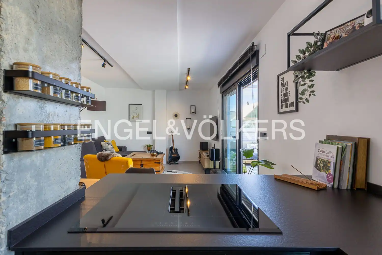 Sala de estar de Dúplex en venta en Dénia con Calefacción