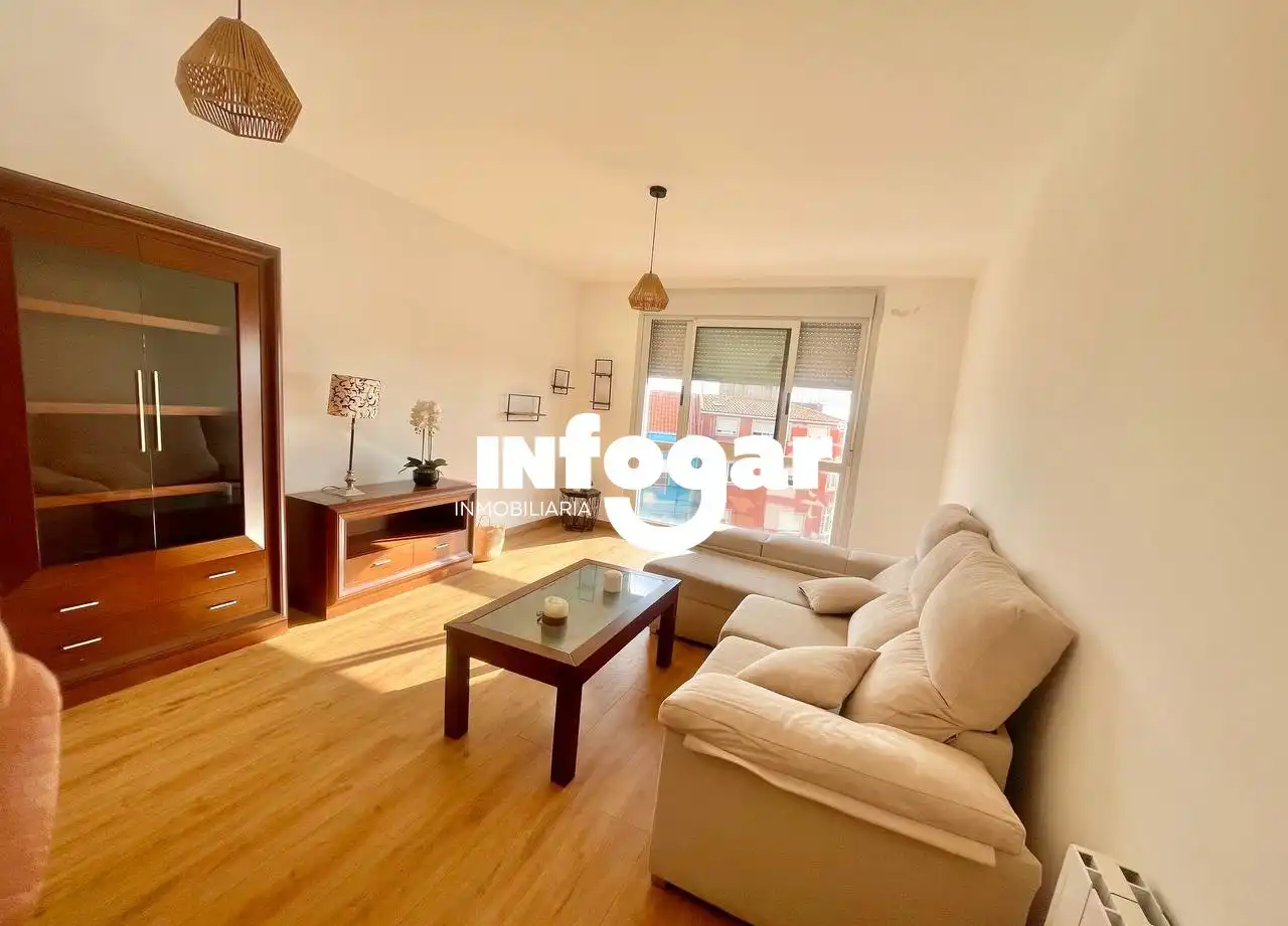 Living room of Flat for sale in A Guarda    with Heating, Parquet flooring and Storage room