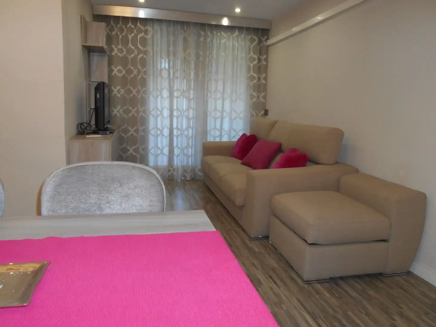 Living room of Flat for rent in Valencia  with Air Conditioner, Heating and Terrace