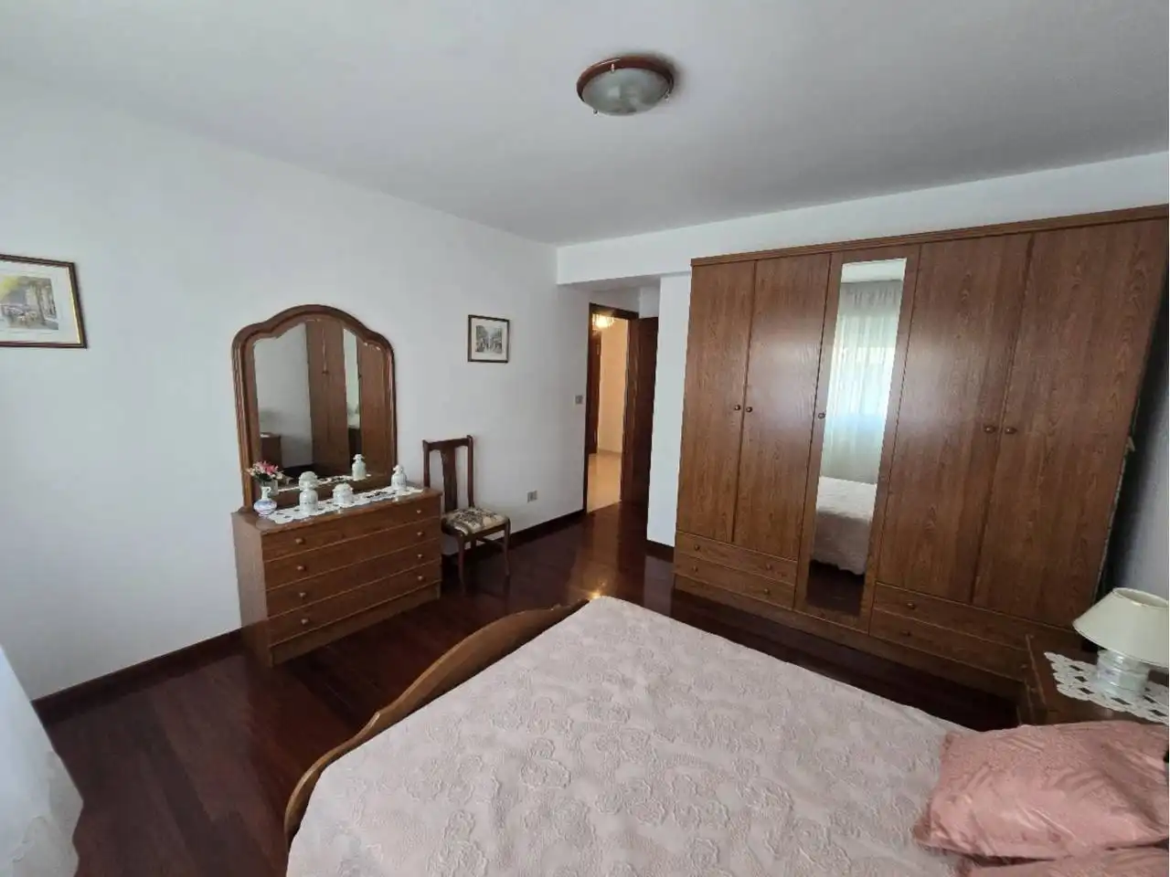 Schlafzimmer von Wohnung zum Verkauf in Baleira mit Heizung, Terrasse und Möbliert