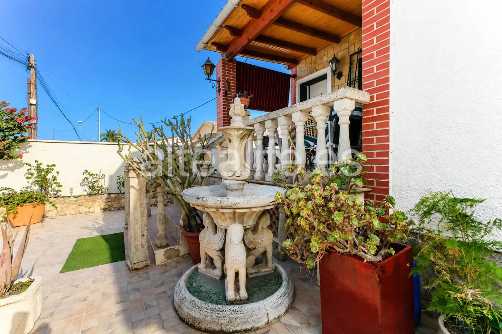 Terrassa de Casa o xalet en venda en La Nucia amb Aire condicionat, Jardí privat i Terrassa