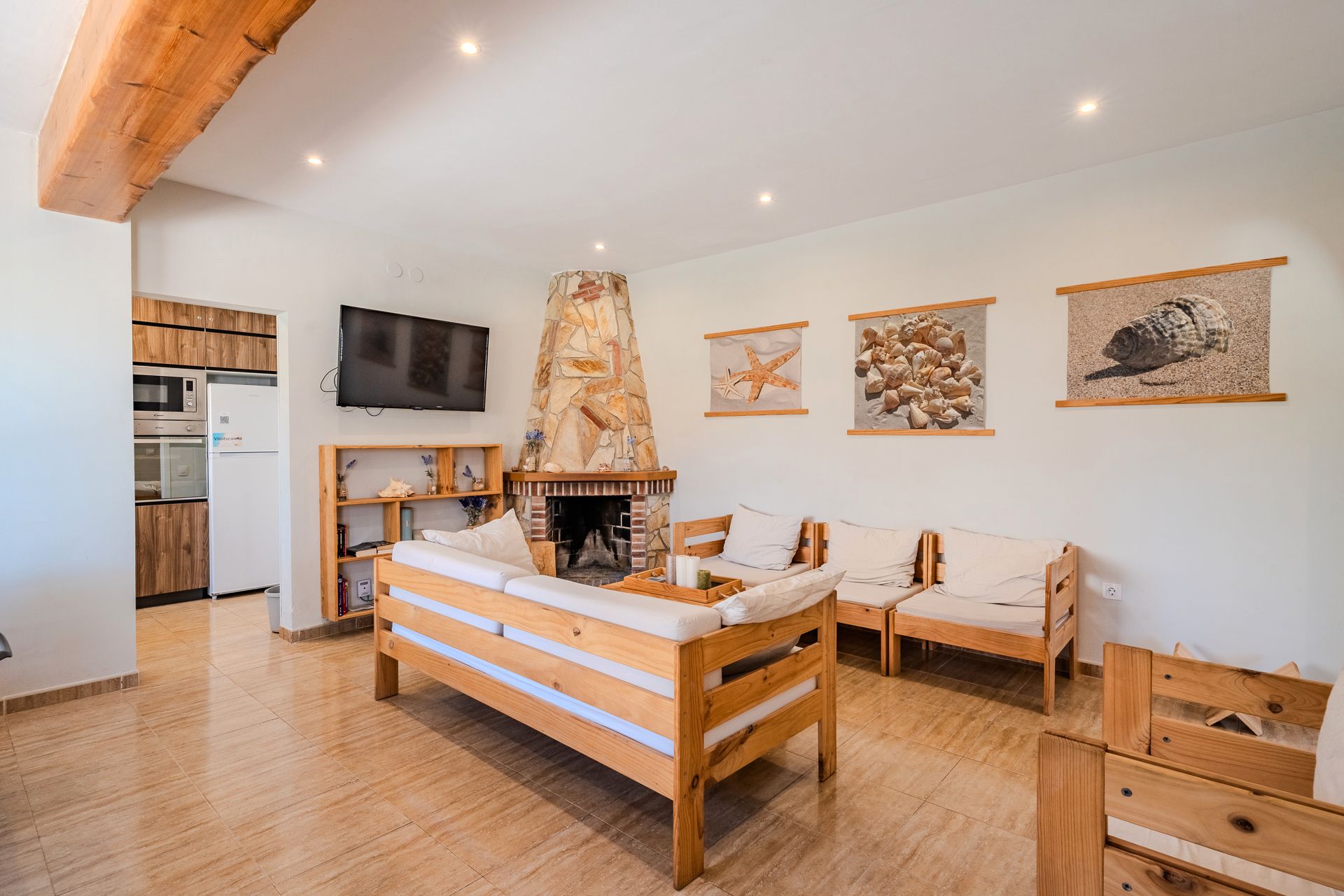 Living room of House or chalet for sale in L'Ametlla de Mar   with Air Conditioner, Heating and Terrace