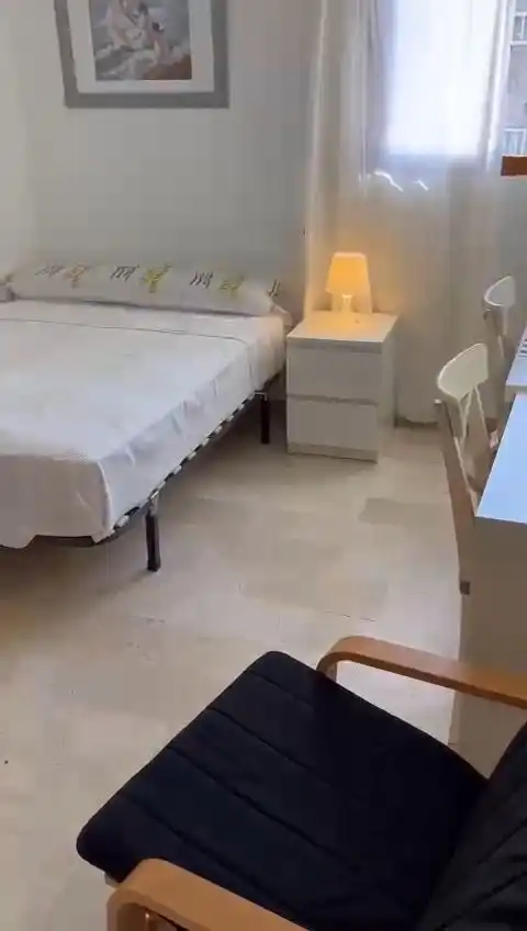 Schlafzimmer von Wohnung zur Miete in  Granada Capital mit Klimaanlage, Möbliert und Waschmaschine