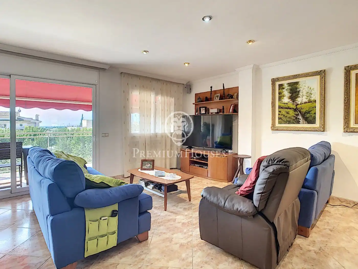 Sala de estar de Casa o chalet en venta en Pineda de Mar con Aire acondicionado, Calefacción y Balcón