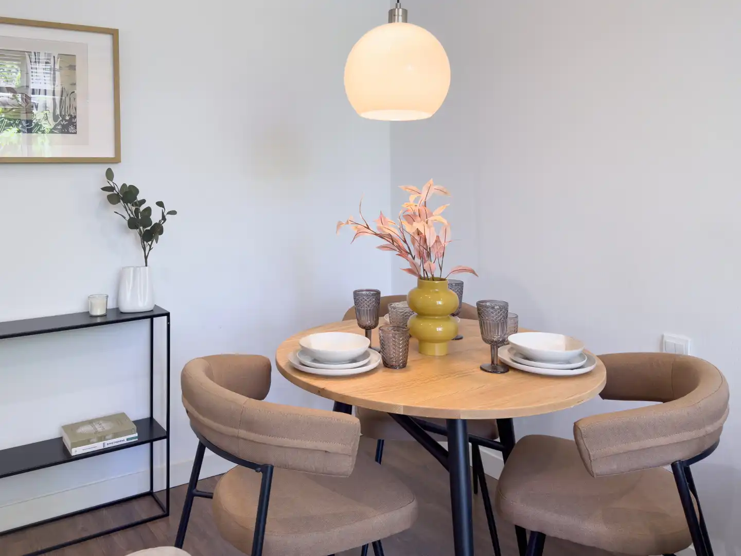 Dining room of Apartments for rent in Madrid  with Air Conditioner, Heating and Furnished