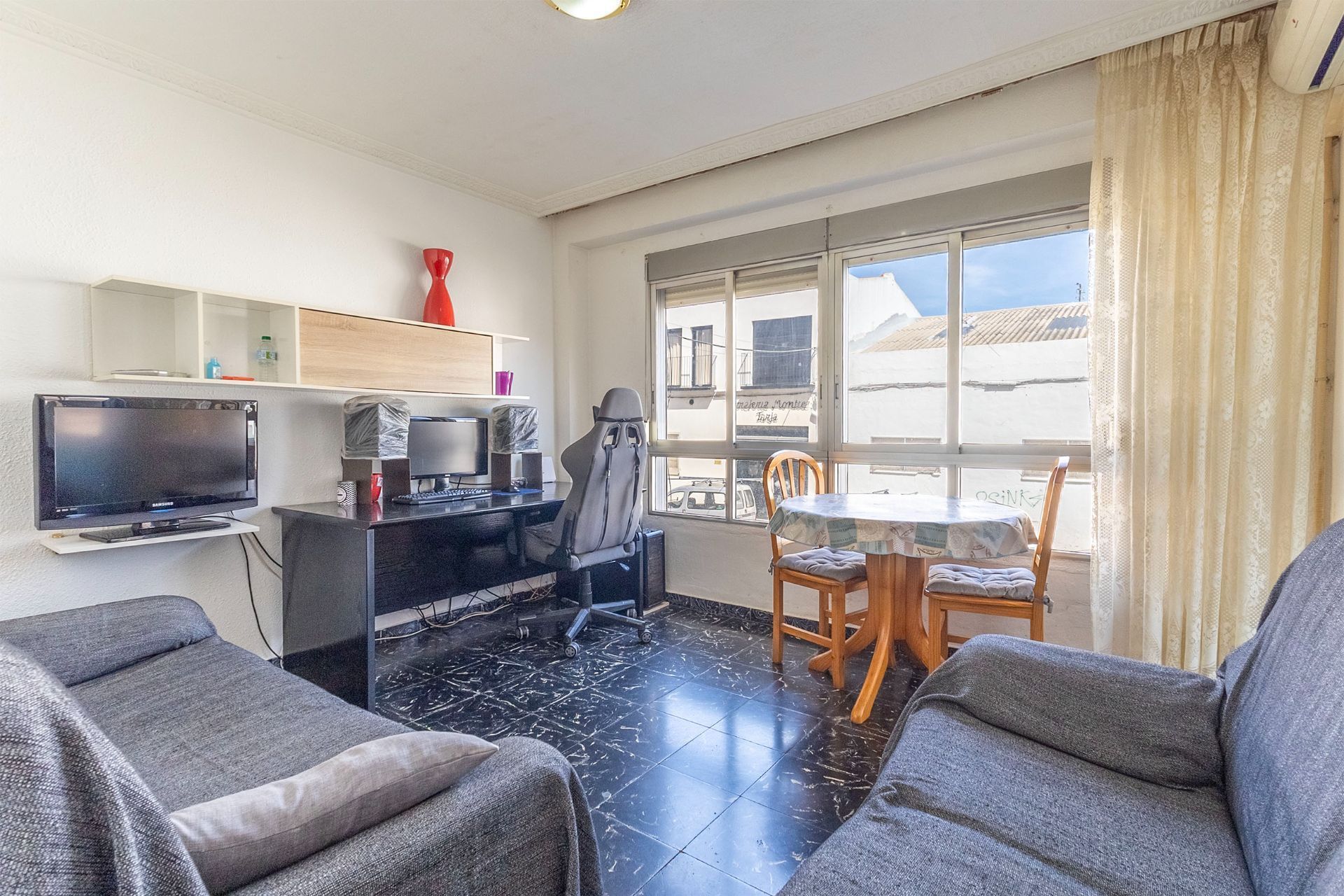 Sala d'estar de Pis en venda en Dénia amb Aire condicionat