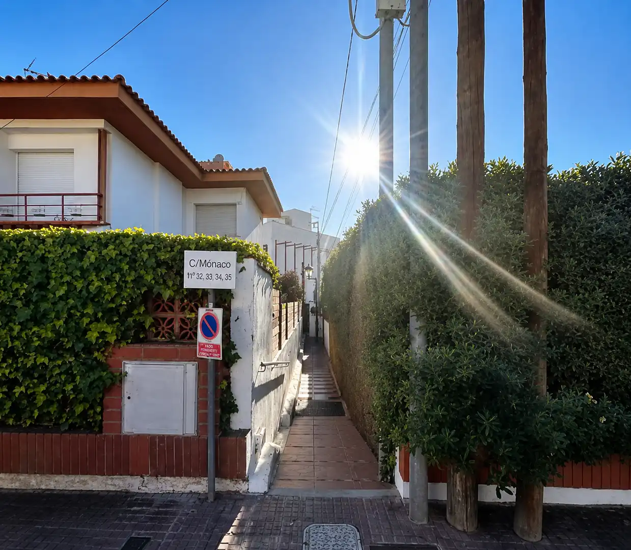 Exterior view of Houses for sale in Sant Pere de Ribes  with Air Conditioner, Terrace and Storage room