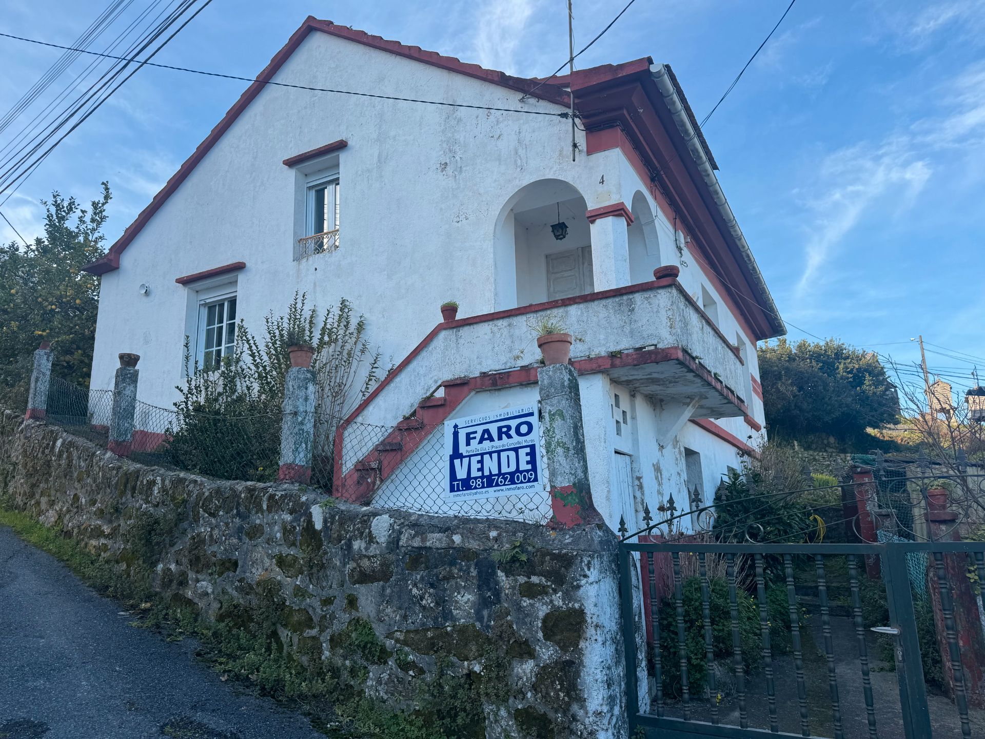 Exterior view of Country house for sale in Muros  with Private garden, Terrace and Balcony