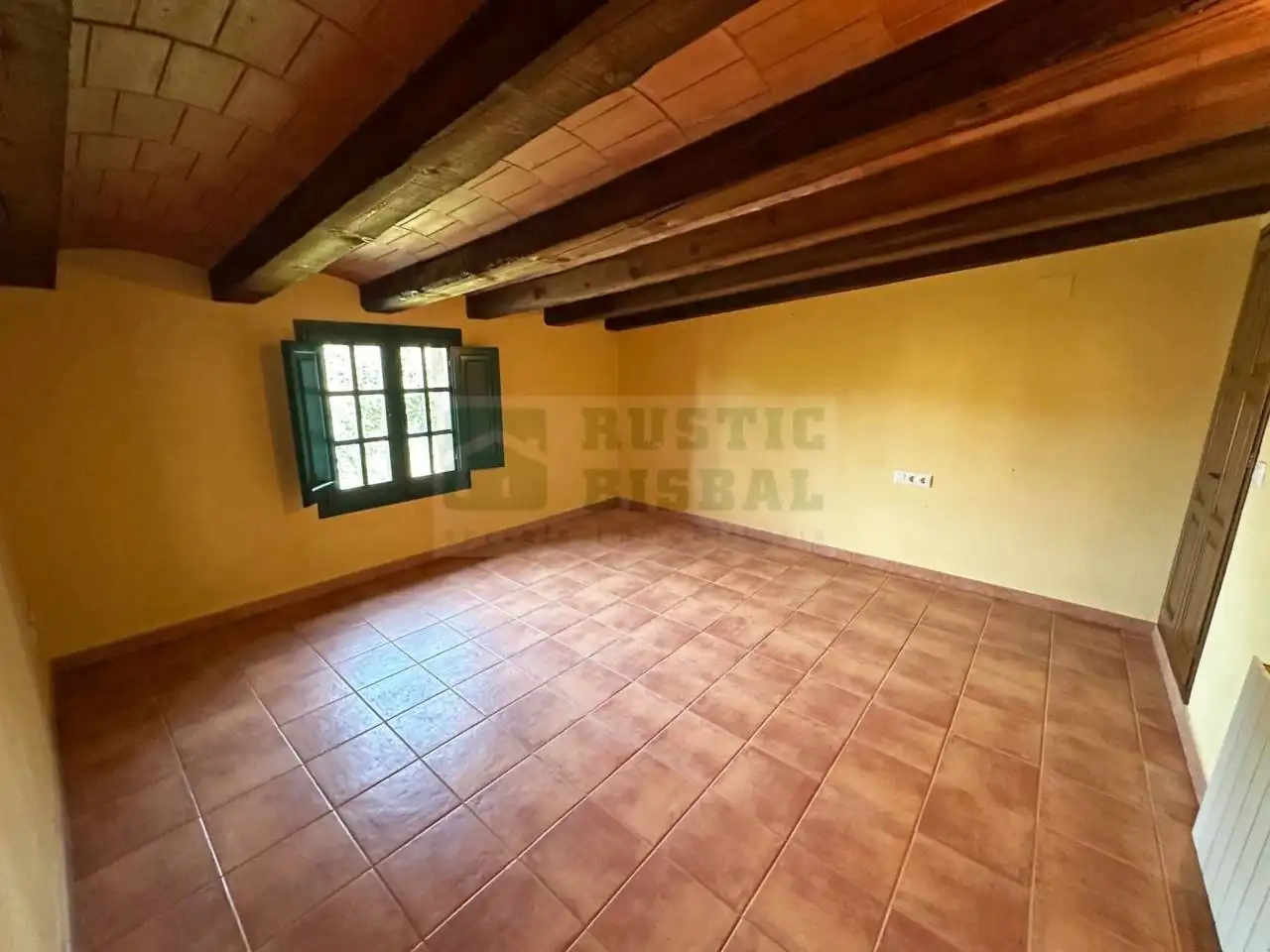 Sala de estar de Finca rústica en venta en Sant Joan de Mollet con Calefacción, Jardín privado y Terraza
