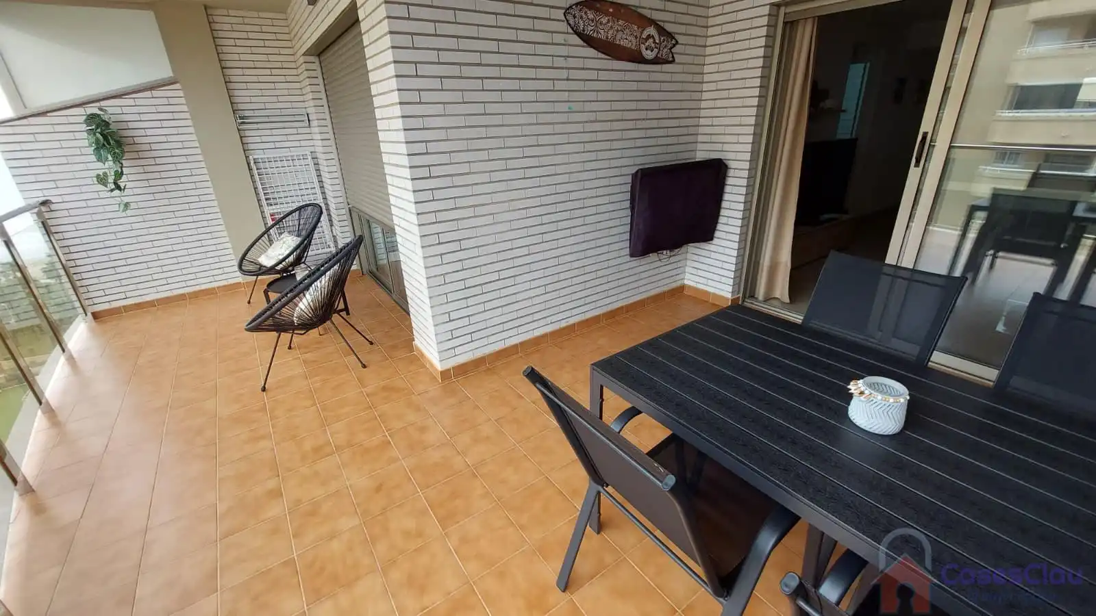 Terraza de Apartamento en venta en Oropesa del Mar / Orpesa con Aire acondicionado, Calefacción y Terraza