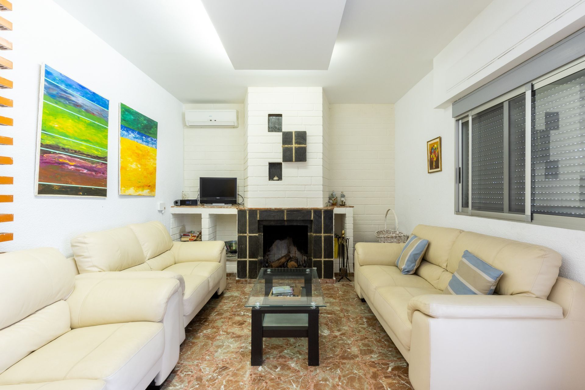 Sala de estar de Casa o chalet en venta en Bétera con Aire acondicionado, Jardín privado y Terraza