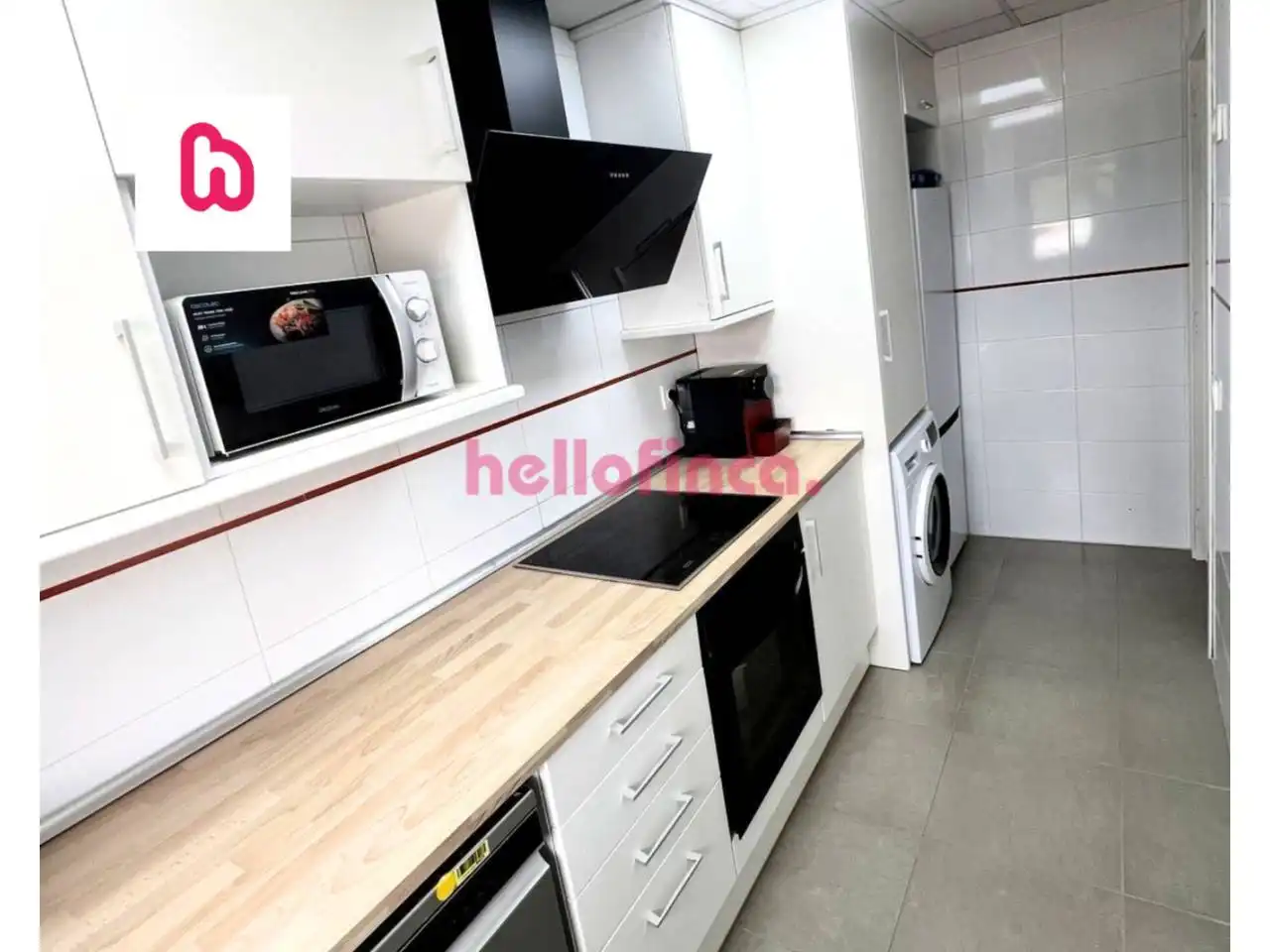 Cocina de Piso en venta en L'Ametlla de Mar  con Aire acondicionado, Amueblado y Balcón