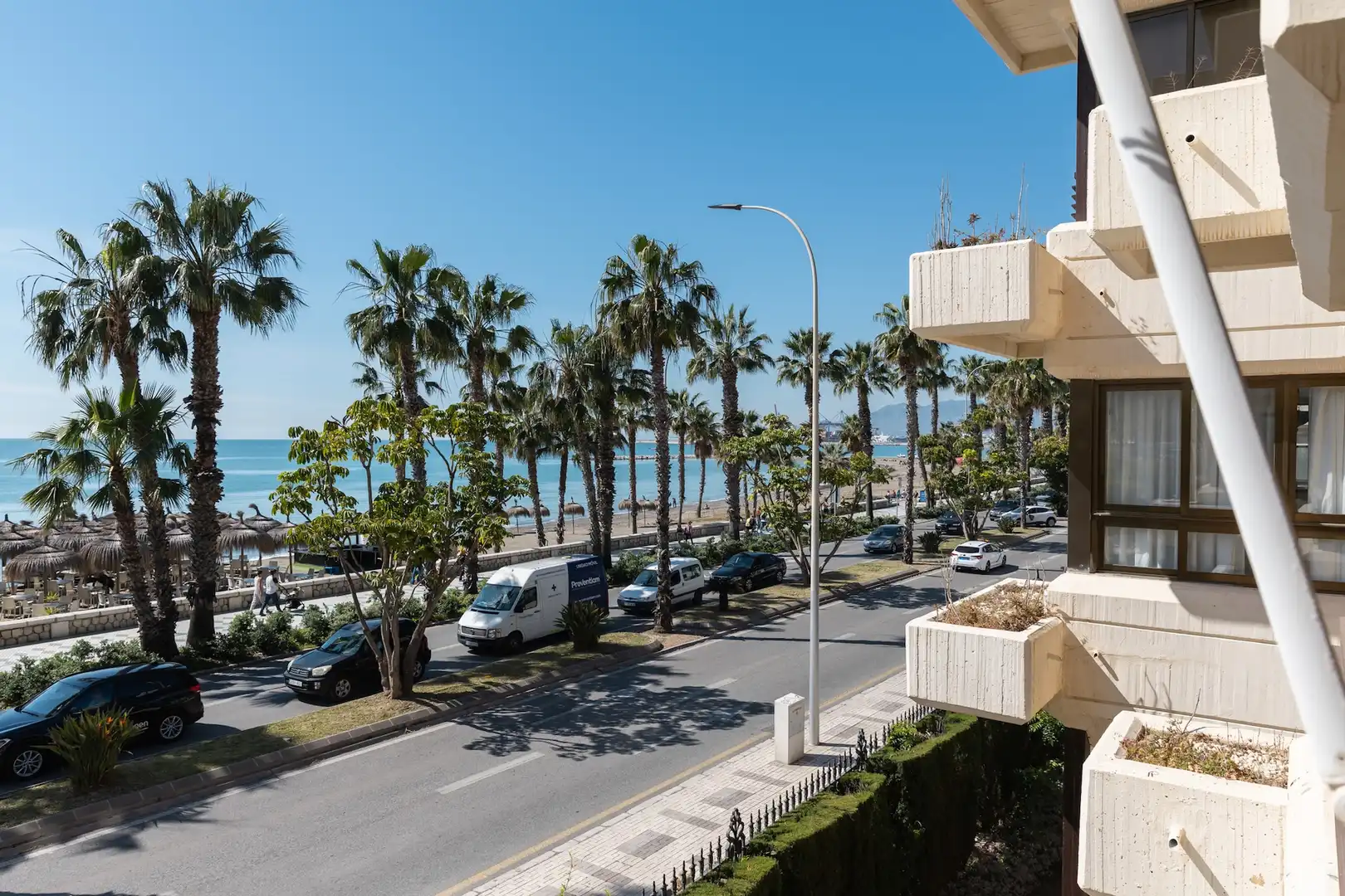 Vista exterior de Piso en venta en Málaga con Aire acondicionado, Trastero y Amueblado