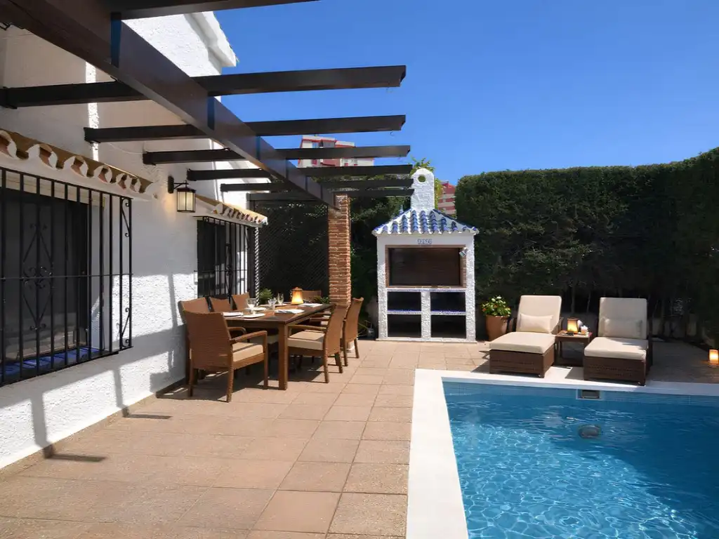 Jardín de Casa o chalet en venta en Fuengirola con Aire acondicionado, Amueblado y Horno
