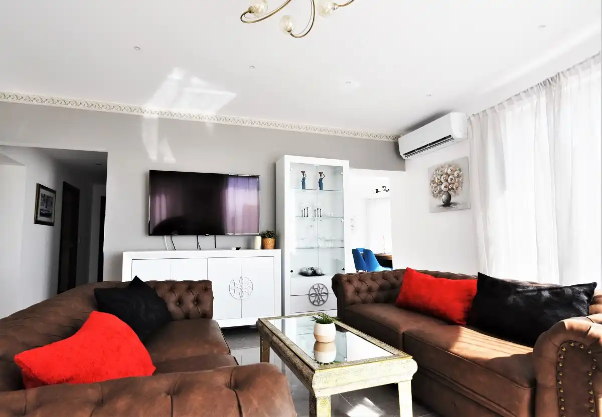 Sala de estar de Casa o chalet en venta en Calpe / Calp con Aire acondicionado, Calefacción y Jardín privado