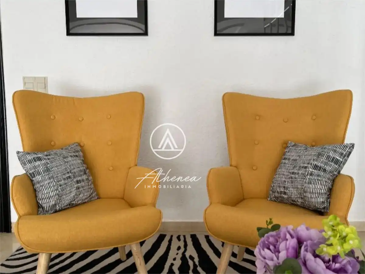 Sala de estar de Casa o chalet en venta en Roquetas de Mar con Aire acondicionado, Calefacción y Jardín privado