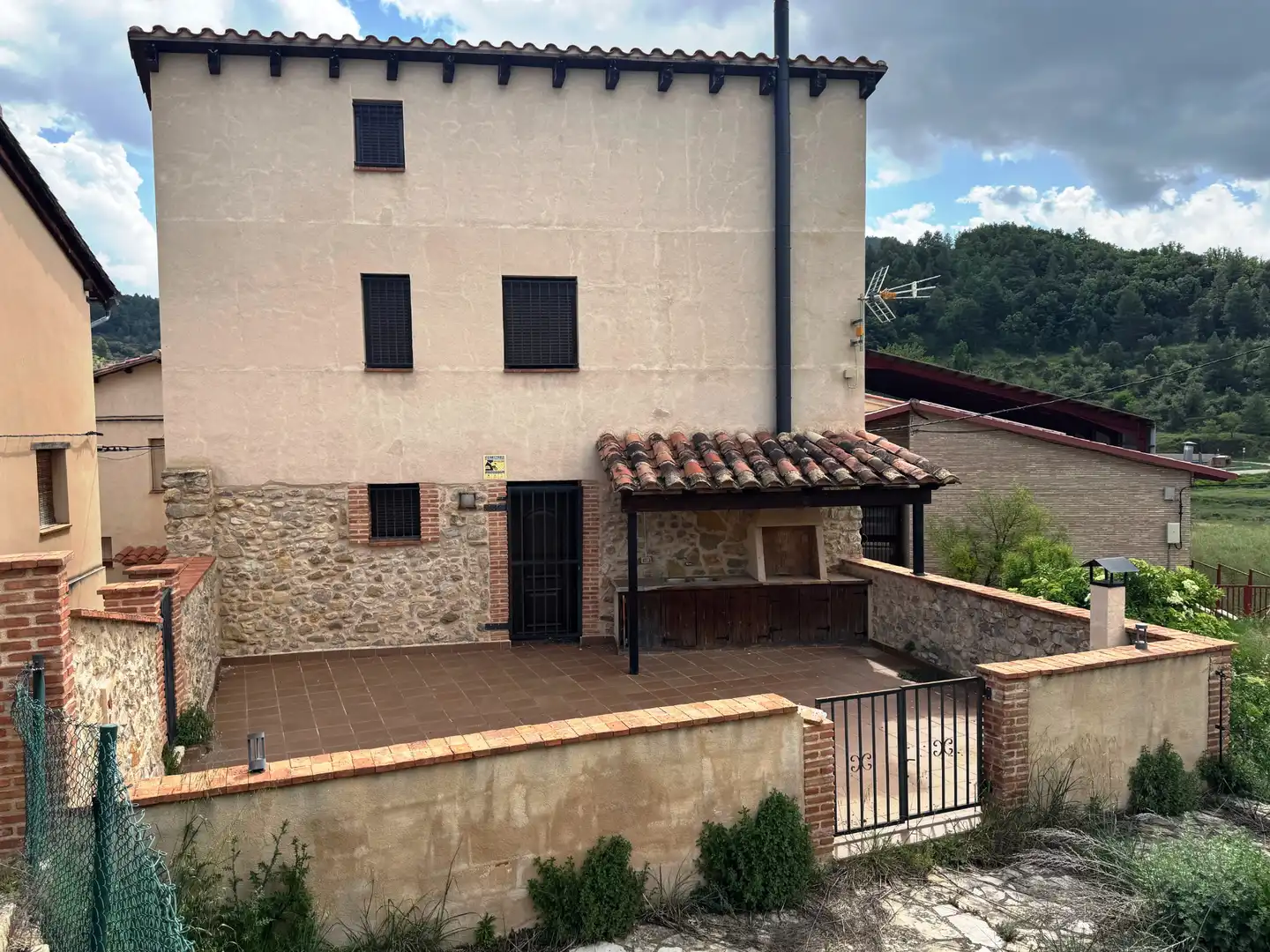 Vista exterior de Casa o chalet en venta en Herbers con Terraza y Amueblado